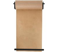 Cortador de papel kraft de montaje en pared, soporte para rollo de papel de carnicero con cortador para listas de tareas, menús, tablero de mensajes, decoración de cocina