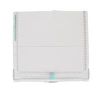 Cortador de papel portátil de 31 x 30 cm, recortador de papel plegable con hoja oculta, guía de corte precisa y base antideslizante, para uso en el hogar, la escuela y la oficina.