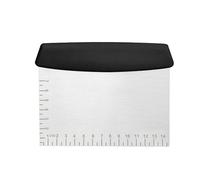 Cortador de para pan, raspador de banco de, Picadora raspadora de plancha, Herramienta raspadora cortadora de Pizza y pasteles de acero inoxidable apta para lavavajillas con escala de medición para C