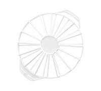 Cortador de pasteles - PP 32,5 x 26,5 x 3 cm | Separador de pasteles | Cortador de porciones de pastel | 10/12 o 14/16 cortadores de pasteles de plata para porciones iguales de pasteles, queso y pan