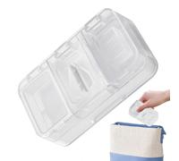 Cortador de pastillas, dispensador de tabletas de doble capa, caja cortadora semanal para enfermeras, escuela, camping, negocios, hogar, hospital, trabajo, adultos, niños y ancianos
