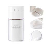 Cortador de pastillas divisor con dispensador, tritura pastillas pequeñas, vitaminas, tabletas, medicamentos en polvo fino con caja contenedora,1pcs