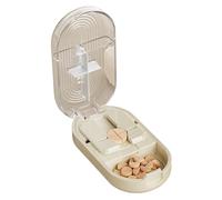 Cortador de Pastillas Divisor | Cortador de Pastillas Compacto - Portátil Contenedor Estuche para Fármacos y Suplementos de Viaje