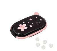 Cortador de pastillas, divisor de píldoras múltiple 2 en 1 y pastilleros, divisor de píldoras de almacenamiento de medicamentos, bola impermeable para aliviar el estrés, divisor de píldoras compacto