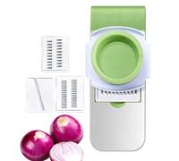 Cortador de patata,Accesorio de cocina multifunción manual de acero inoxidable con diseño antideslizante | Corte y picado de verduras - Para jengibre Zanahoria Tomate Ensalada Fruit Maiso
