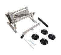 Cortador de patatas fritas Cortador de patatas manual profesional de acero inoxidable para verduras Cebollas Zanahorias Pepinos Amplia aplicación Fácil de operar Herramienta de (6.5mm)