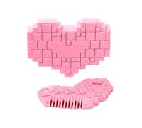 Cortador de pelo con puntas abiertas, cortador de pelo con espejo, herramienta de corte de callejón sin salida con diseño de corazón, kit de aseo personal compacto para viajes, uso doméstico y