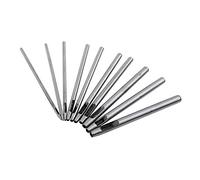 Cortador de perforaciones de cuero, 10 piezas, juego de perforaciones de agujeros huecos redondos en acero sólido con asas largas para manualidades en cuero, ropa, bolsos, chaqueta, correas