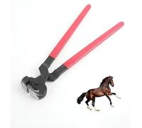 Cortador de pezuñas y pinzas, herramienta de metal multiusos con mango de agarre cómodo para recortar caballos, ganado, cabras y ovejas