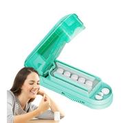 Cortador de píldoras para pastillas pequeñas - Cortador de píldoras múltiple ajustable | Cortador de píldoras de tamaño de tableta ajustable | Divisores de píldoras para ti y el bolsillo de tu mascota