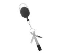 Cortador de Pinza Clíper de Hilo de Pesca con Mosca Multifuncional Resistente con Afilador de Ganchos y Retractor Zinger para Pescadores