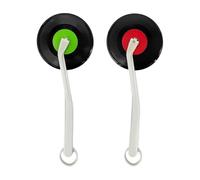 Cortador De Pizza Con Discos De Vinilo De 2 Piezas, Cortador De Pizza Creativo, Cortador De Discos Vintage, Cortador Giratorio Para Pizza, Herramientas De Cocina Divertidas