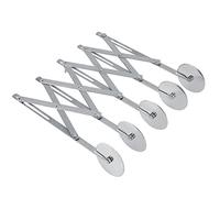Cortador de Pizza de Acero Inoxidable con 5 Ruedas Multi-Rueda para Corte Uniforme. Suitable for Familias, Cocinas, Restaurantes, Escuelas de Cocina, Hoteles, Tiendas