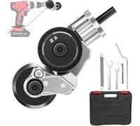 Cortador de placa de taladro eléctrico, accesorios de cortador de chapa, cortador de chapa, cuchillo de chapa para cortar hierro, hojalata, acero, cobre, aluminio