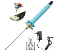 Cortador de poliestireno, cortador de espuma de 10 cm, 100-240 V/27 W, cortador de poliestireno con soporte e interruptor de alimentación, calentamiento rápido para bordes cortados, arco de