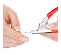 Cortador de punta de uñas | Recortadora para las uñas artificiales | Escriba u fuera un cortador de uñas de acero inoxidable, sastre para uñas artificiales, herramientas de manicura para la belleza en
