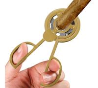 Cortador de Puros - Cortador de Acero Inoxidable | Tijeras de triple hoja - de puros afilado y duradero, regalo premium para hombres, cumpleaños, Navidad, Día del Padre, dorado, plateado y ne