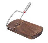 Cortador de Queso con Tabla y Cable de Acero Inoxidable, Madera de Acacia, Versátil para Queso, Jamón y Embutidos - Precisión y Estabilidad, Fácil de Usar y Transportar en Cocina