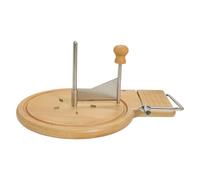 Cortador de Queso, Cortador de Queso con un Pequeño Clavo de Cartón Y Una Base Rallador de Queso con Manivela Cortador de Trufas Juego para Hacer Quesos Variados Mantequilla Jabón Suave Hecho A Mano