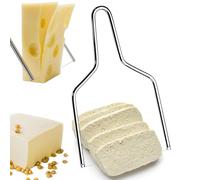 Cortador de queso manual | Cortador de mantequilla antideslizante - Cortador manual de queso de acero inoxidable para cocina, cocina, huevos, pan, pasteles, hogar