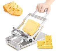 Cortador De Queso Manual, Cortador De Queso Con Cable De Acero Inoxidable Y Diseño De Mano, Cortador De Mantequilla Y Pan De Alta Resistencia Para Queso, Mantequilla, Tostadas Y Fiambres - Herra 20mm