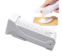 Cortador de queso - Rebanador de mantequilla con estuche de almacenamiento | Herramienta de cocina ajustable | Marcado de escala de unidad Apto para lavavajillas | Pan Pasteles Desayuno Cocinar Alimen