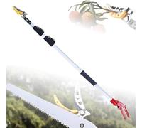 Cortador de ramas telescópico, sierra de poste de largo alcance, recolector de frutas, podadora de árboles ajustable, podadoras de jardín para podar árboles, arbustos, setos