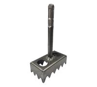 Cortador de ranura rectangular - herramienta multifuncional de corte de paneles de yeso con un mango de acero cómodo | Herramienta robusta para el procesamiento de madera, fallas de pared, trabajos de