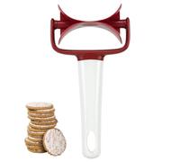 Cortador de repostería, práctico rodillo de masa de plástico, prensa de forma redonda, cortador de galletas para pasteles, galletas, pasta, fiesta navideña, postre, cocina esencial