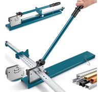 Cortador De Rieles, Cortador Rieles Din De Doble Ranura Herramienta Manual Corte Din Con Regla De Medición Herramienta Corte Acero/Aluminio/Hierro De 35 Mm Para Placas Conducto