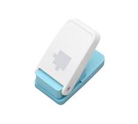 Cortador de rompecabezas, perforador de manualidades, prensa de 4.92 x 2.56 x 1.77 pulgadas con palanca, cuerpo de metal ABS resistente, herramienta de perforación portátil con estilo profesional