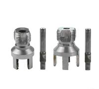 Cortador de rosca externo interno para tubería de agua de 20 mm y 25 mm, herramienta de roscado de tubería PPR, juego de grifo y troqueles de tubería de metal, kit de reparación de roscas de