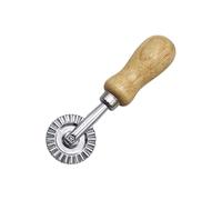 Cortador de rueda de pasta - Herramienta para hornear con mango de madera de 1,5 pulgadas de diámetro, cortador manual de , accesorios de la categoría "preparación de cocina", para cocinar en casa