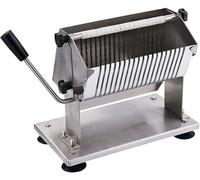 Cortador de salchichas, cortador de guillotina para salchichas y queso, grosor de corte ajustable de 9 mm/17 mm, ideal para restaurantes y supermercados