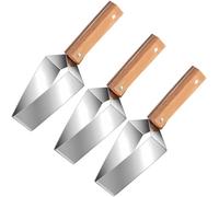 Cortador de sandía de acero inoxidable, herramienta de corte de sandía, multifunción, herramienta de corte de frutas y melón, cuchillo de corte rápido para ensaladas de verano (3 piezas)