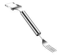 Cortador de sandía, tenedor para cortar frutas - 2 en 1 de acero inoxidable, gadget de cocina para cortar frutas y preparar ensaladas, ideal para ocasiones al aire libre com