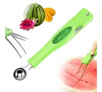 Cortador de Sandía - Utensilios de cocina con cuchara ergonómica | Cortador y Bolero de Sandía Multifuncional - Para Apartamento Camping Postre Ensalada Mango Pitahaya
