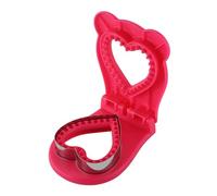 Cortador de sándwich, exprimidor de 1.57 pulgadas, máquina panini, selladora de sándwich en forma de corazón de acero inoxidable, accesorios de prensa de sándwich incrustables, cortador de sándwich