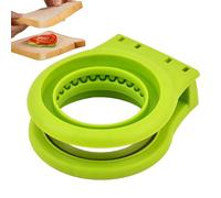 Cortador de sándwich para niños, cortador de pan | Sandwichera , cortador y sellador sin costras | Pocket Pancake Maker Acero Inoxidable Accesorios de corte portátil para sándwich