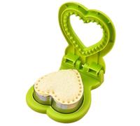 Cortador de sándwich y sellador, cortador de borde de sándwich, Molde de prensa de sándwich en forma de corazón de acero inoxidable, Cortador de galletas para picnic, para, tostadas de desayuno