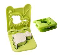 Cortador de sándwiches para pan, sellador para hacer sándwiches, cortador para hacer sándwiches, cortador de galletas para escuela, picnic, vacaciones, camping
