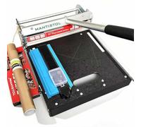 Cortador de suelo de vinilo de núcleo rígido profesional de 13 pulgadas con herramientas de muescas y hoja extra, corta LVP, WPC, LVT, SPC, VCT, PVC para trabajos complejos. Sin astillas, no necesita