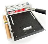 Cortador de suelo de vinilo rígido profesional de 13 pulgadas con hoja de repuesto de 13 pulgadas, ¡duplica el tiempo! Corta SPC/LVT/WPC hasta 9.5 mm. Cortes de ángulo instantáneo 15/22.5/30/45 sin