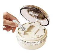 Cortador de tabletas pequeño | Ajustable, auxiliar portátil con compartimento de almacenamiento | Rebanador de Pastillas - para Uso Diario en Casa, Viajes, Personas Mayores, Deportes y Farmacia