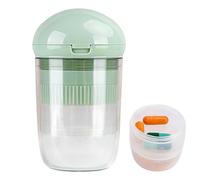 Cortador de tabletas, trituradora de píldoras - Medicina Grinder, rebanadora de tabletas con de almacenamiento | Píldora cortador Grinder, Splitter de medicina para amigos, familia, niños, niñas