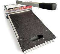 Cortador de tablones de laminado/vinilo resistente de 33 cm; ángulos instantáneos de 15/30/45 para cortar laminado, LVP/T, VCT, SPC, LSPC, VSPC, ABC, WPC, PVC, piso de ingeniero, revestimiento y más