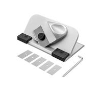 Cortador de Tapete Biselado con Cuchilla Retráctil, Cortador Portátil de Cartón para Tapete con Empuje de 45, Profundidad de Cuchilla Ajustable.