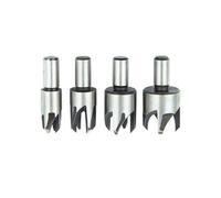 Cortador de tapón madera, brocas corte, agujero for hacer pasadores espiga, 5/8 ", 1/2", 3/8, 1/4", 6mm, 10mm, 13mm, 16mm(4Pieces set B)