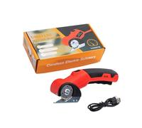 Cortador de tela de mano recargable con carga USB, tijeras eléctricas portátiles para proyectos textiles, carga USB, cortador eléctrico de tela inalámbrico