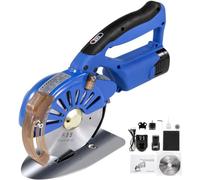 Cortador de tela inalámbrico, velocidad ajustable, rotativo eléctrico para cortar tela, cuero, seda, alfombra, lana, fibra